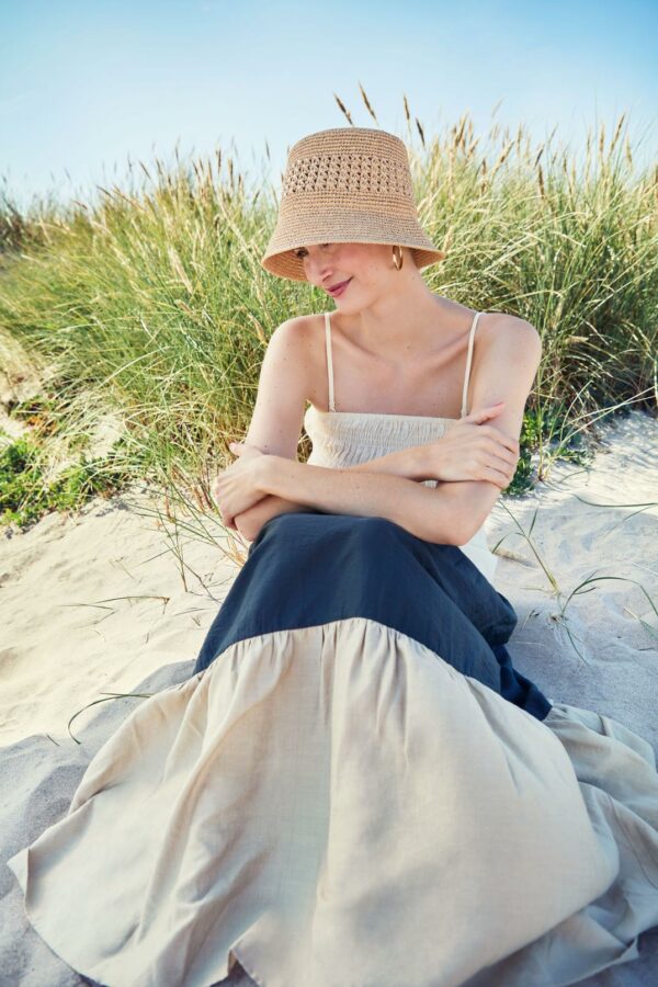 HocSunna Straw Hat Nature Beige
